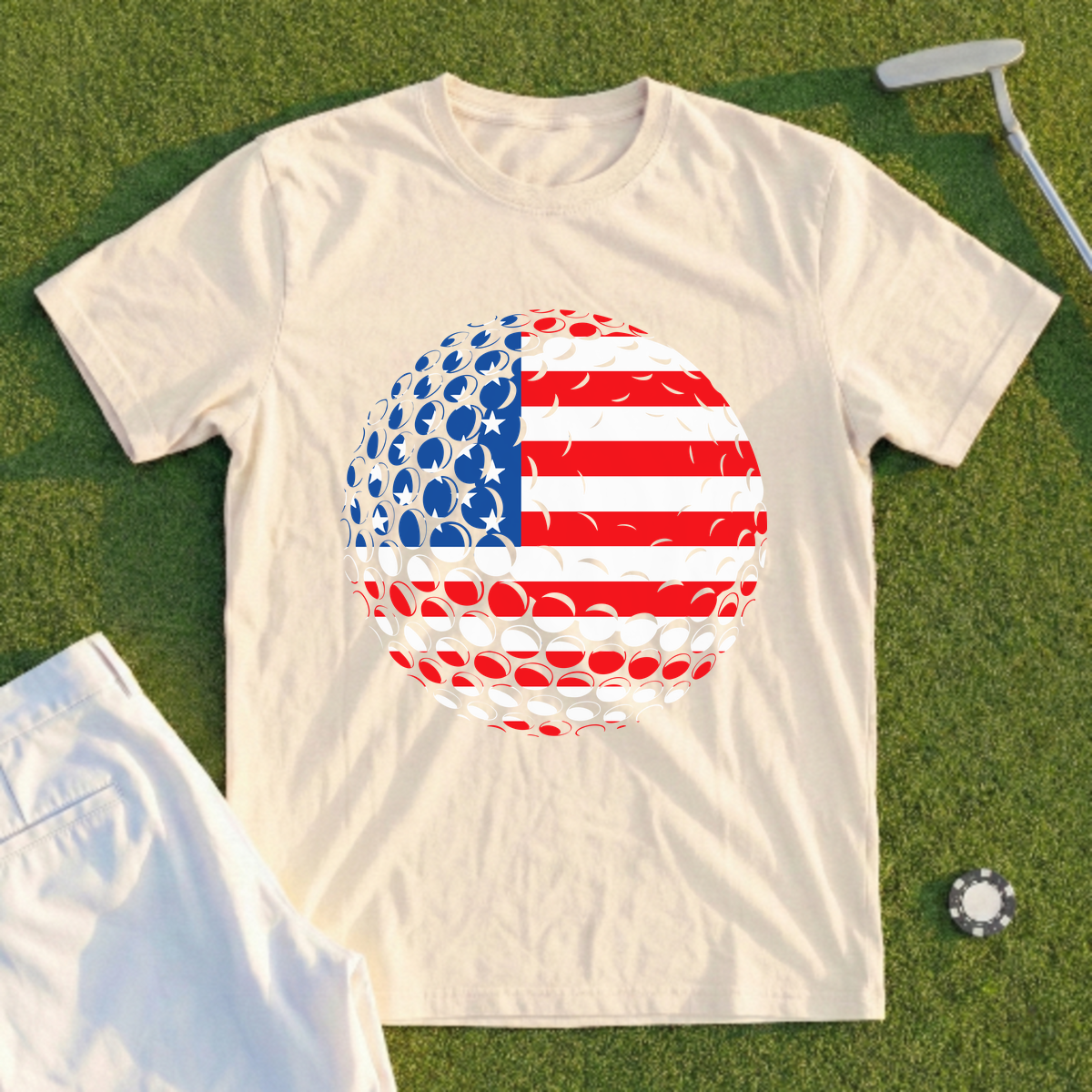Flag Ball Tee