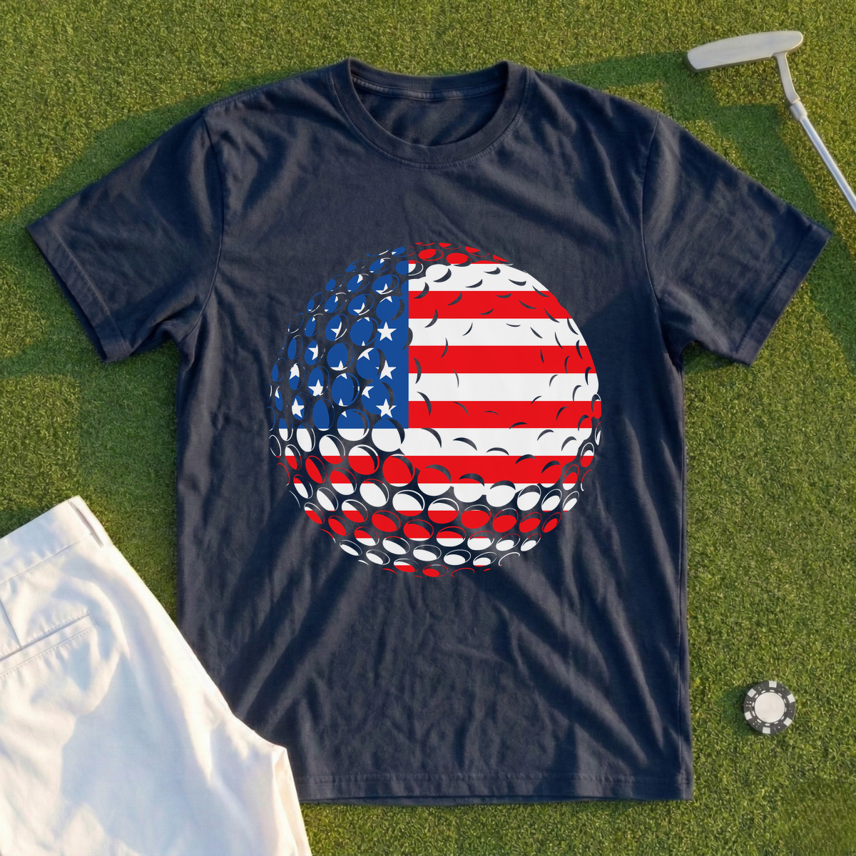 Flag Ball Tee