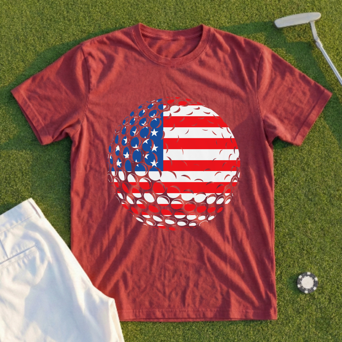Flag Ball Tee