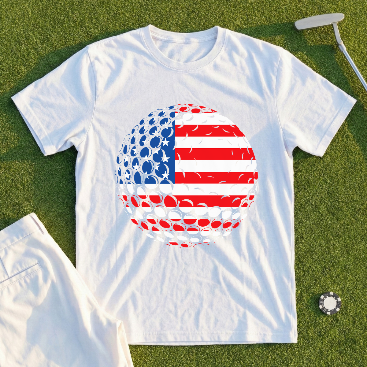 Flag Ball Tee