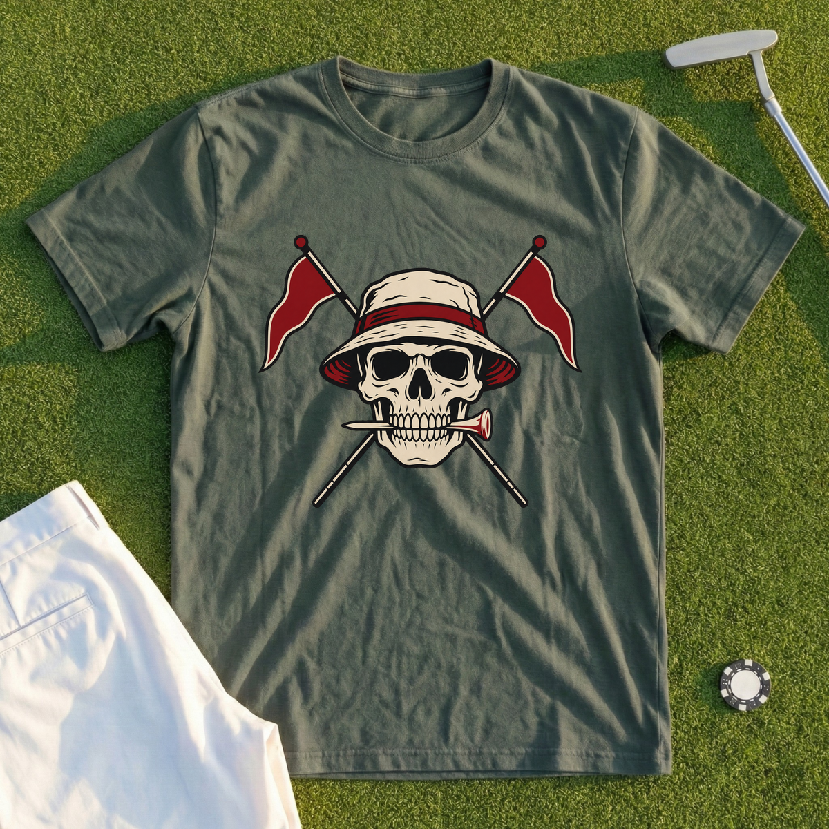 Flag Bearer Skull Tee