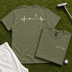 Flag EKG Back Print Tee