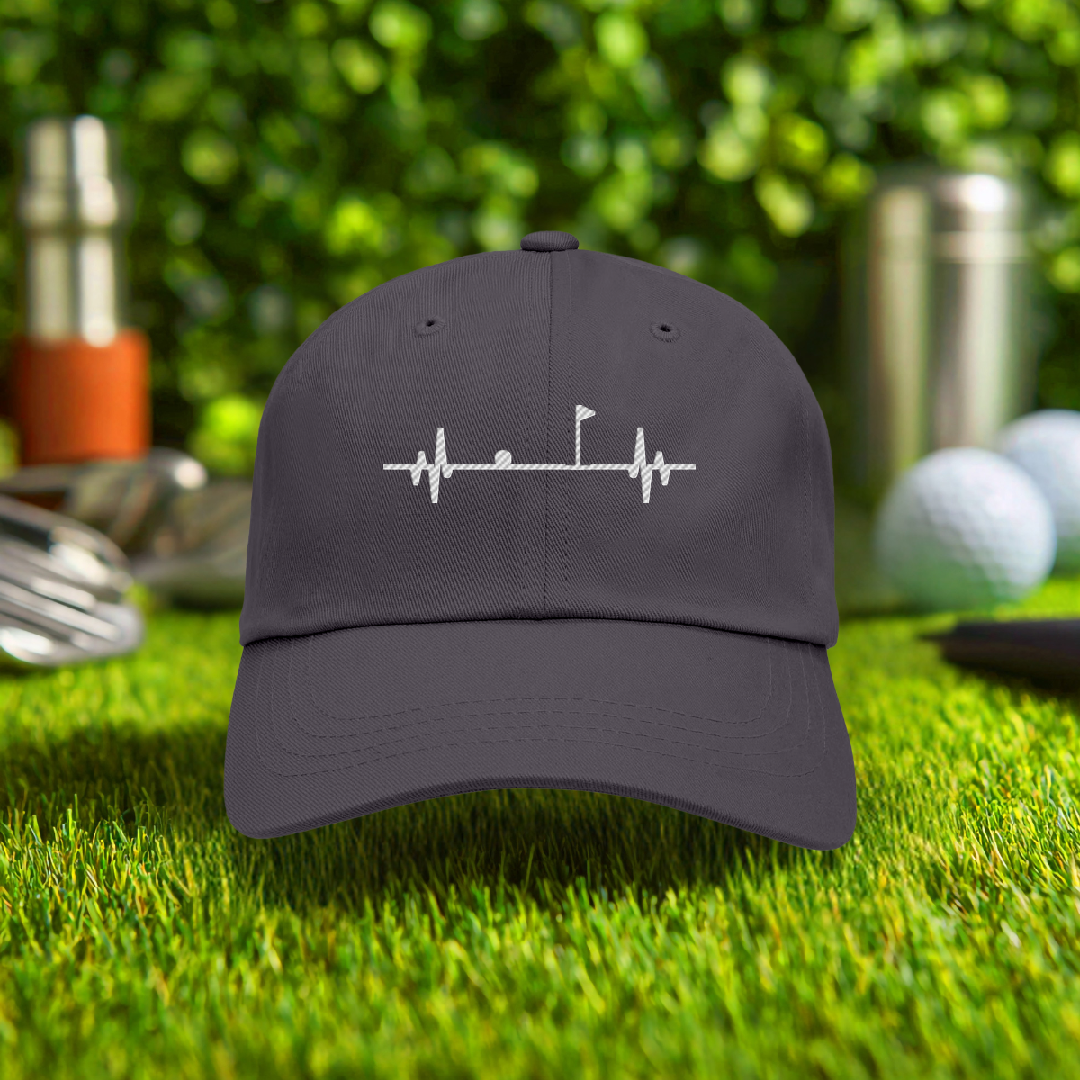 Flag EKG Embroidered Hat