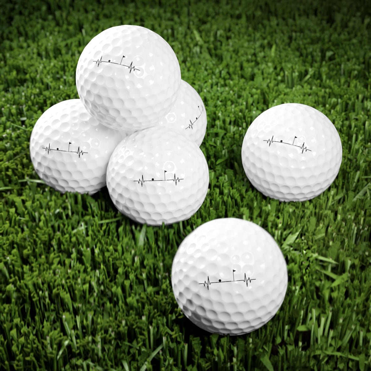 Flag EKG Golf Balls
