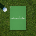 Flag EKG Golf Towel