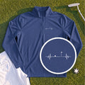 Flag EKG Quarter Zip