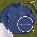 Flag EKG Quarter Zip