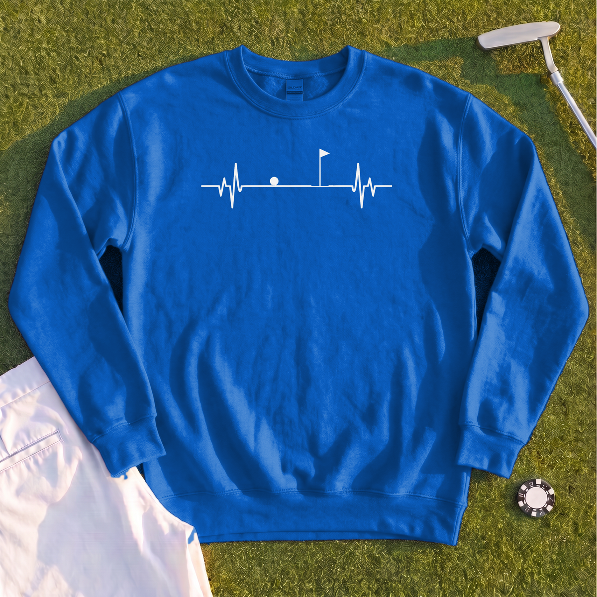 Flag EKG Sweatshirt