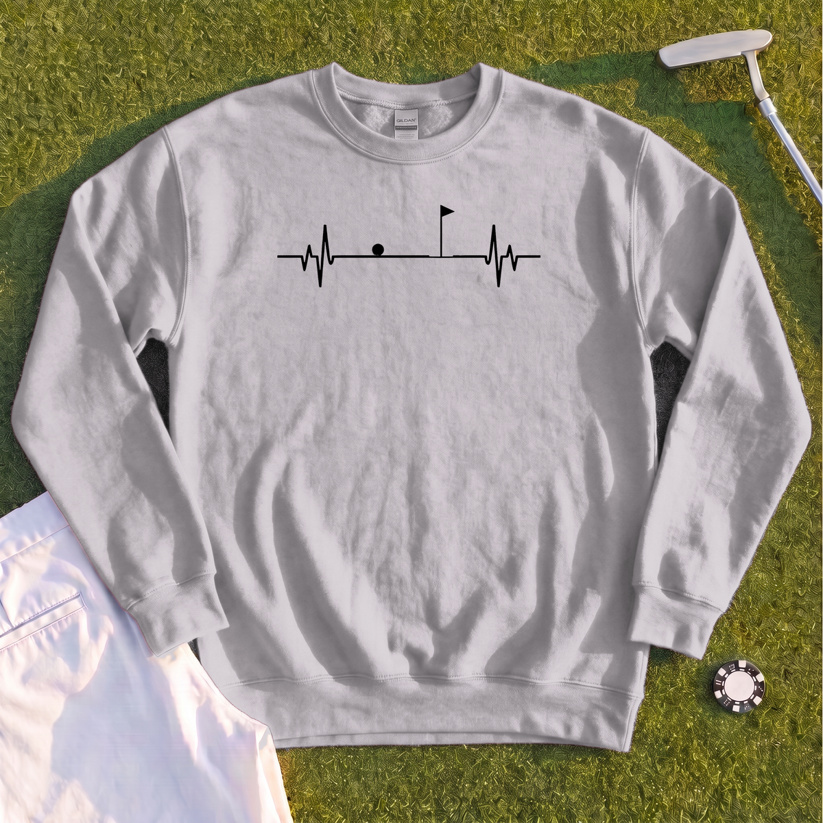 Flag EKG Sweatshirt