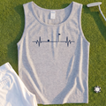 Flag EKG Tank - Shanked Right