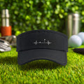 Flag EKG Visor in Black