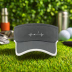 Flag EKG Visor in Dark Grey