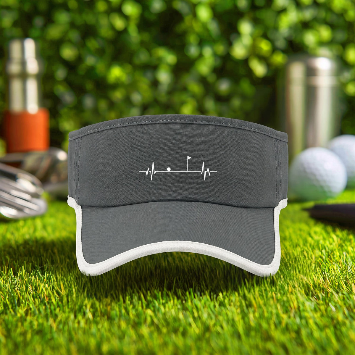 Flag EKG Visor in Dark Grey