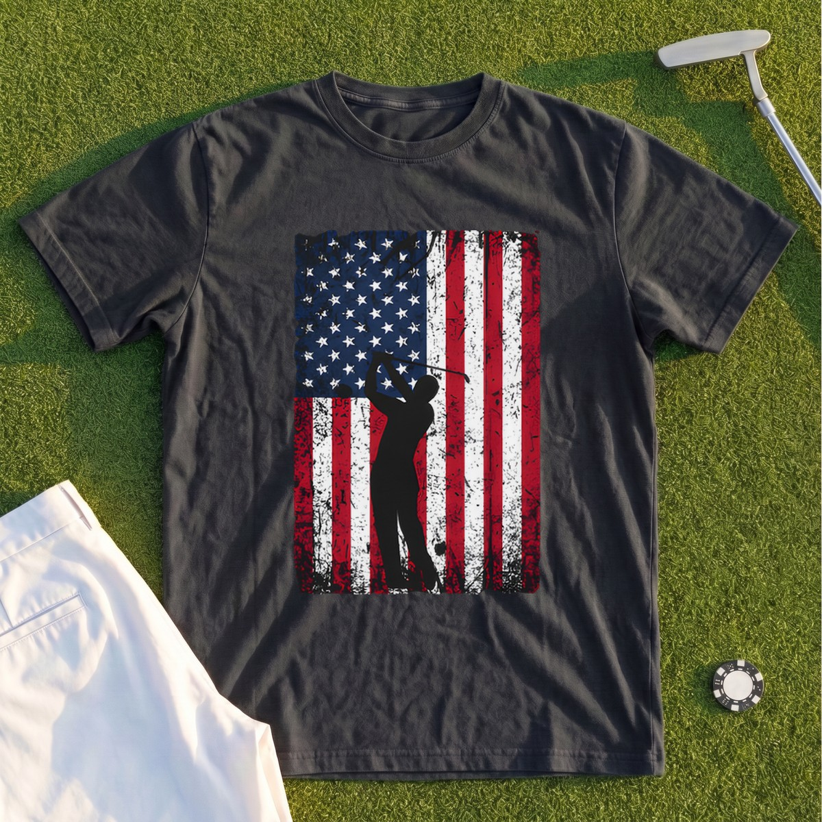 Flag Swing Premium Tee