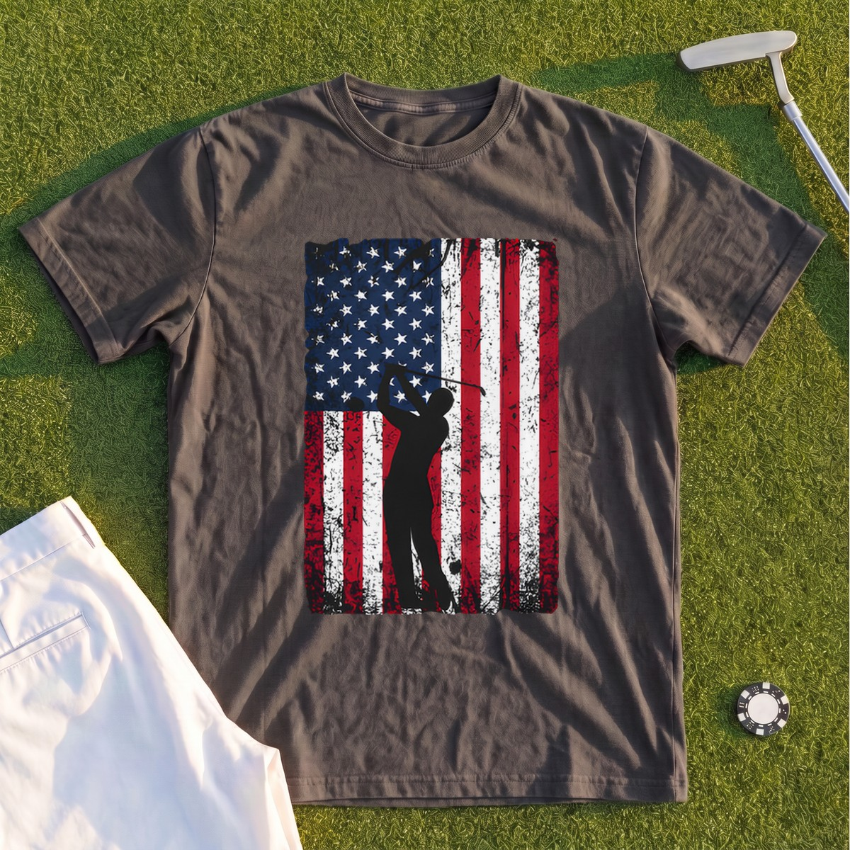 Flag Swing Premium Tee