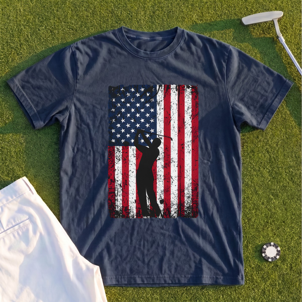 Flag Swing Premium Tee