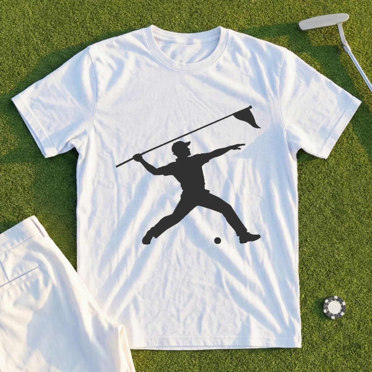 Flagstick Thrower Tee