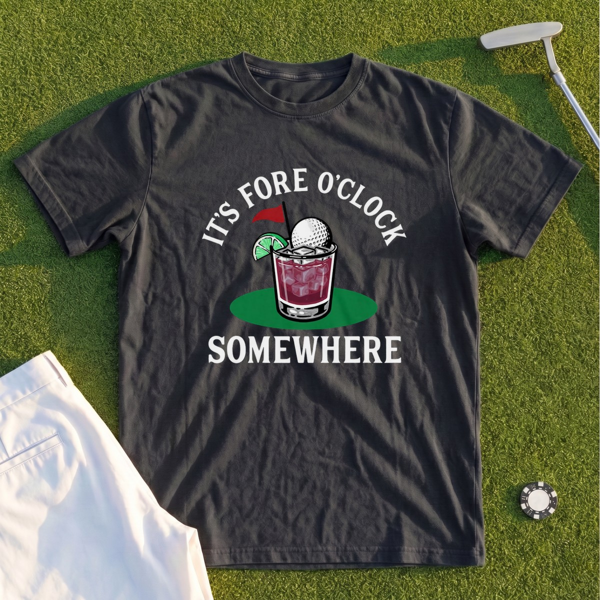 Fore O'Clock Somewhere Premium Tee