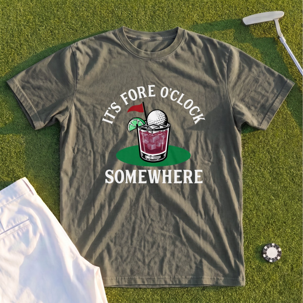 Fore O'Clock Somewhere Premium Tee