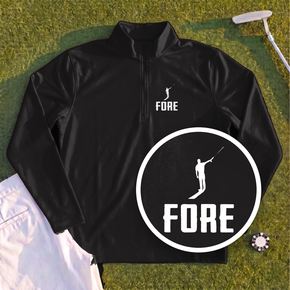 FORE! Quarter Zip