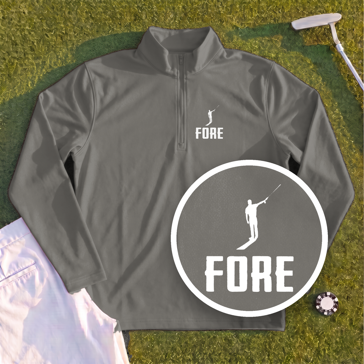 FORE! Quarter Zip