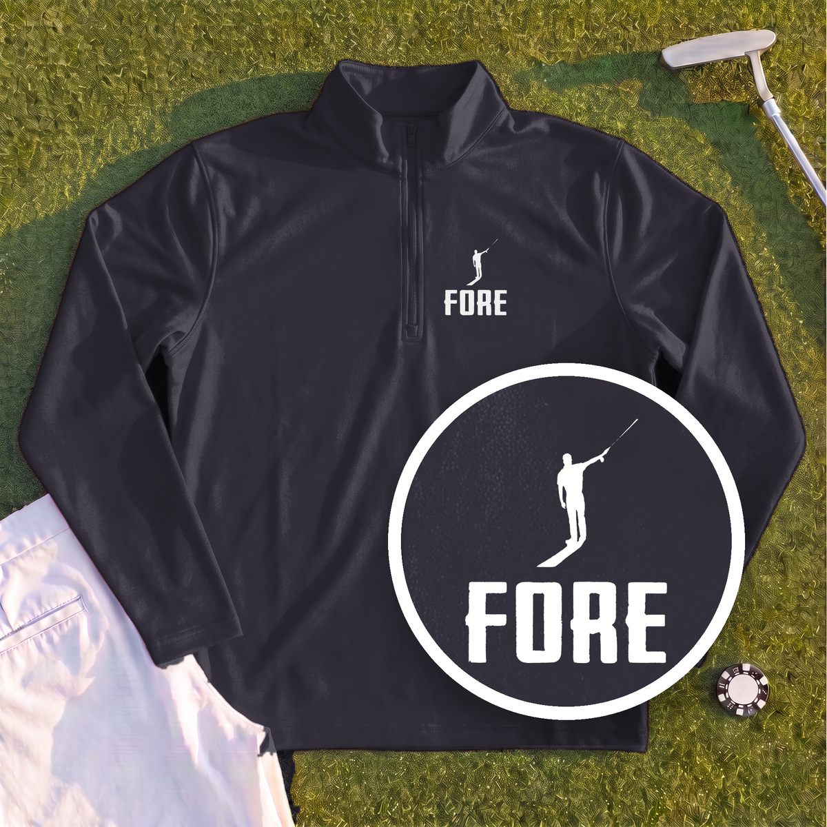 FORE! Quarter Zip