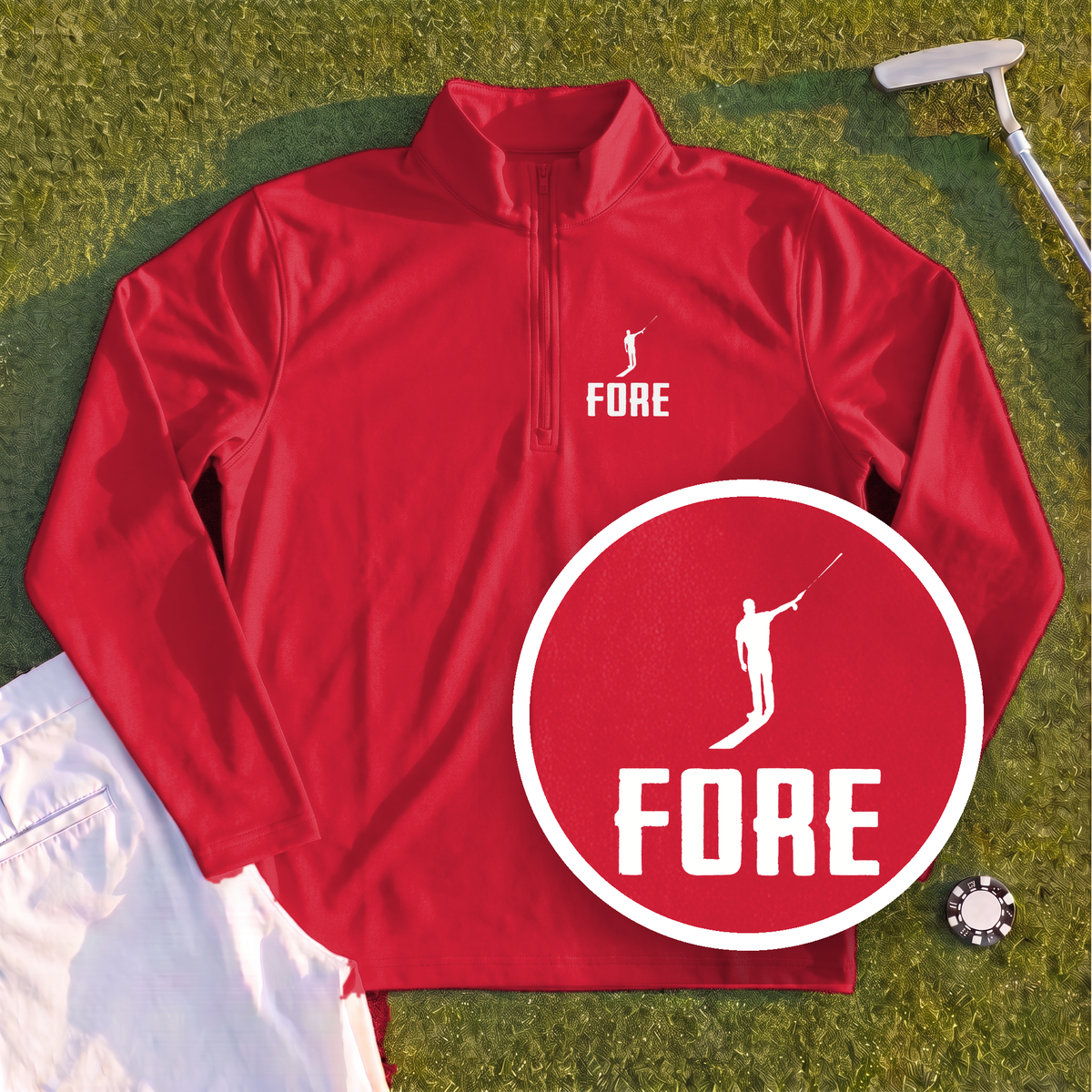 FORE! Quarter Zip