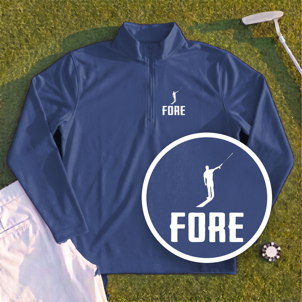 FORE! Quarter Zip