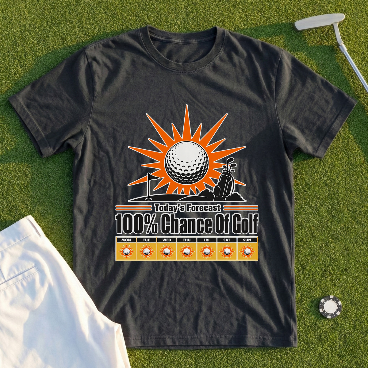 Forecast 100 Percent Chance Of Golf Tee