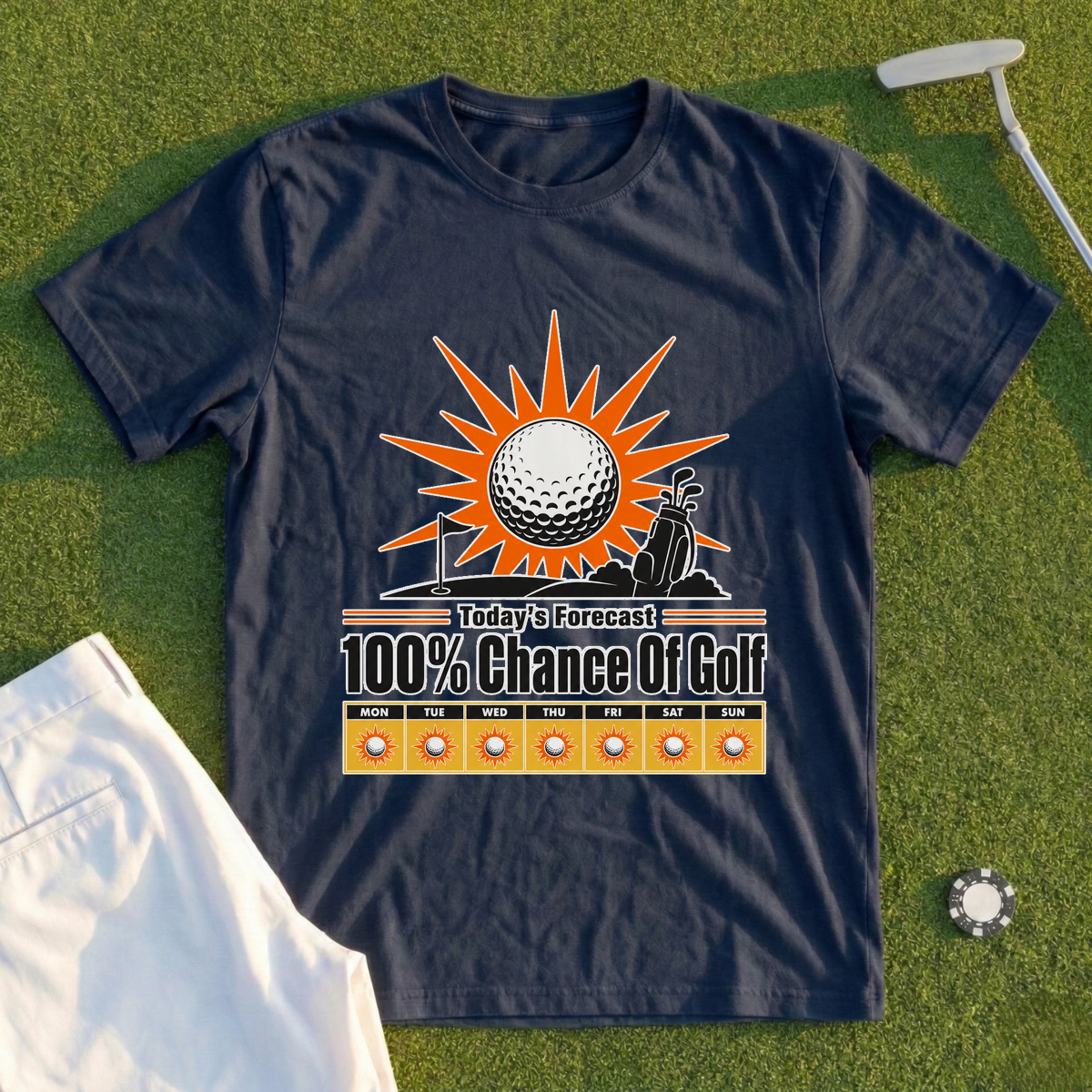 Forecast 100 Percent Chance Of Golf Tee