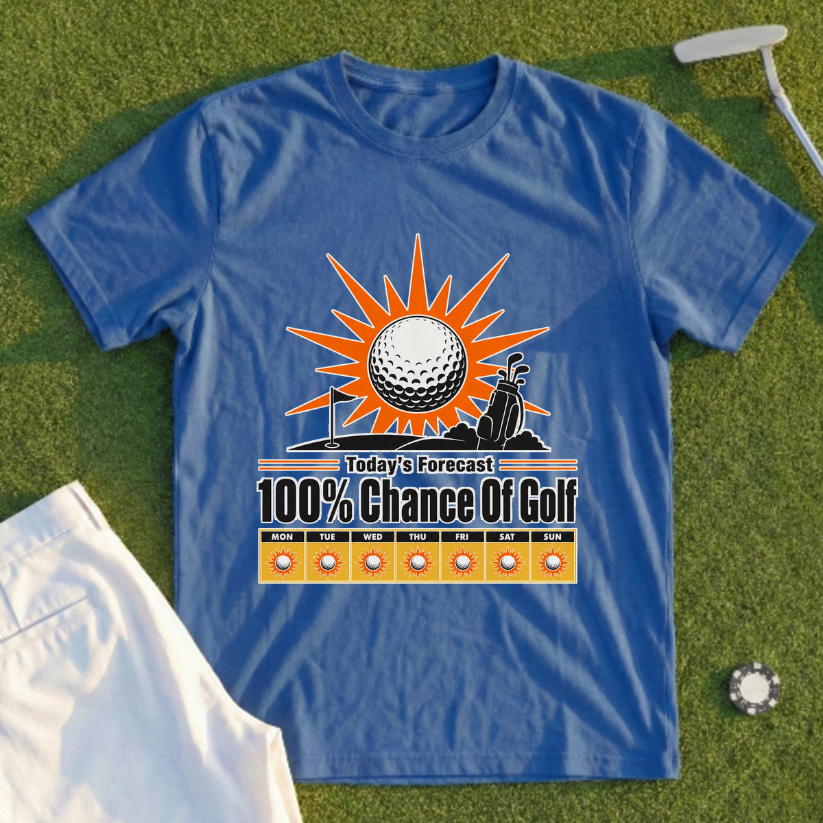 Forecast 100 Percent Chance Of Golf Tee