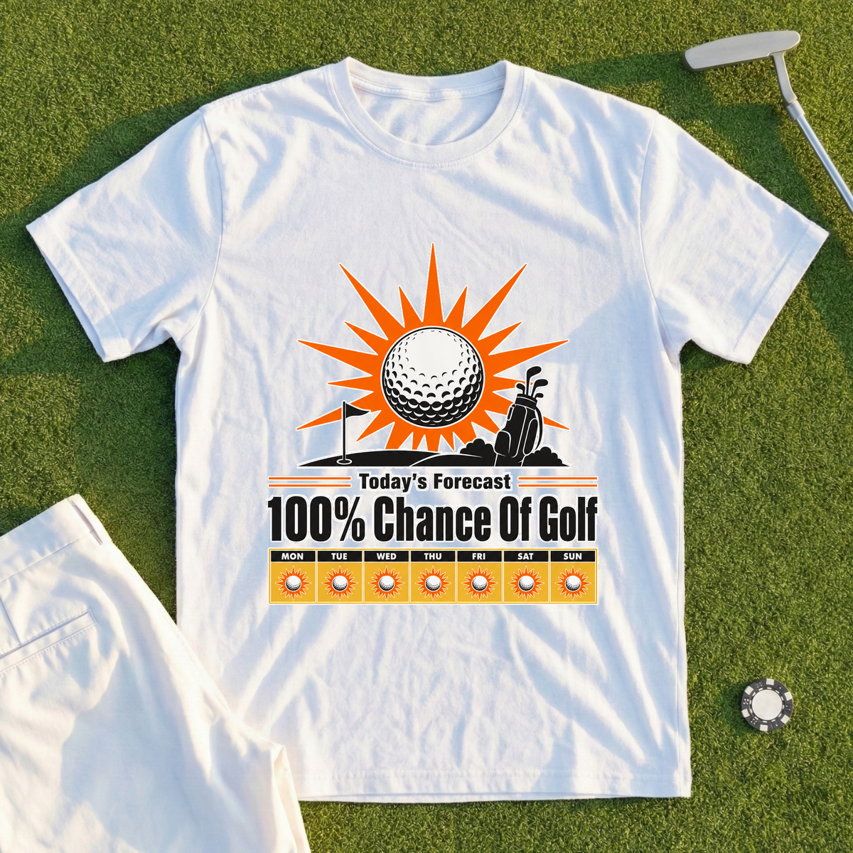 Forecast 100 Percent Chance Of Golf Tee