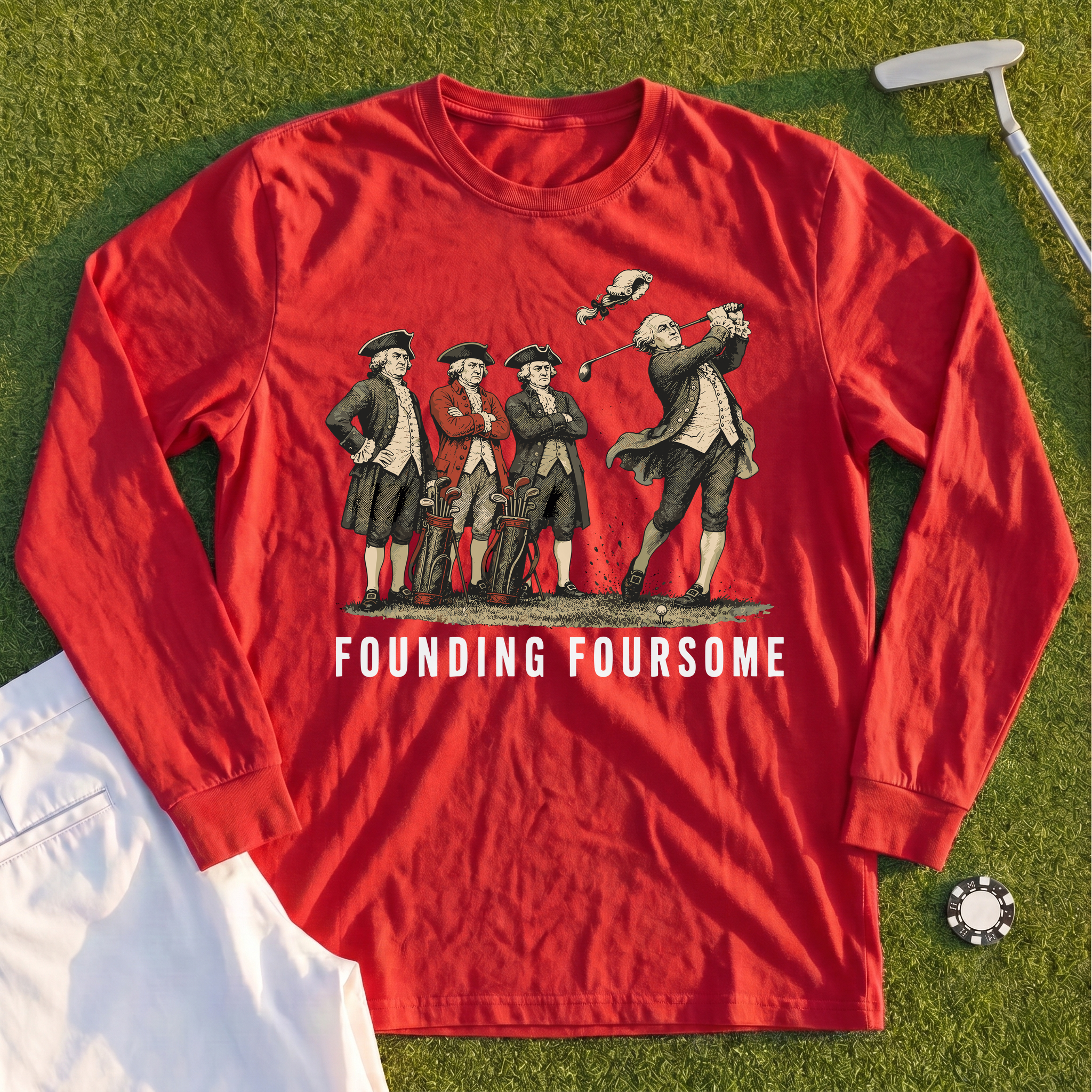 Founding Foursome Long Sleeve Tee