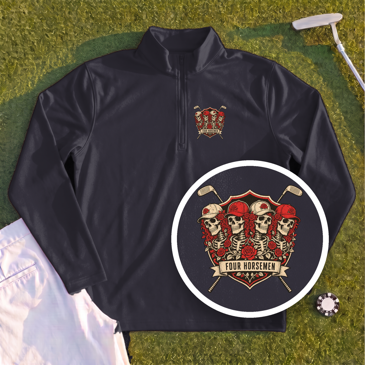 Four Horsemen Quarter Zip