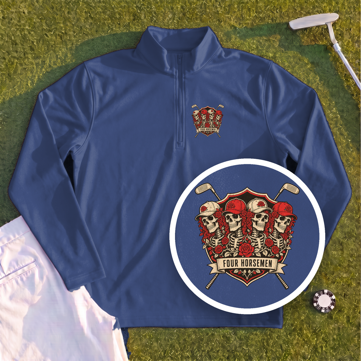 Four Horsemen Quarter Zip