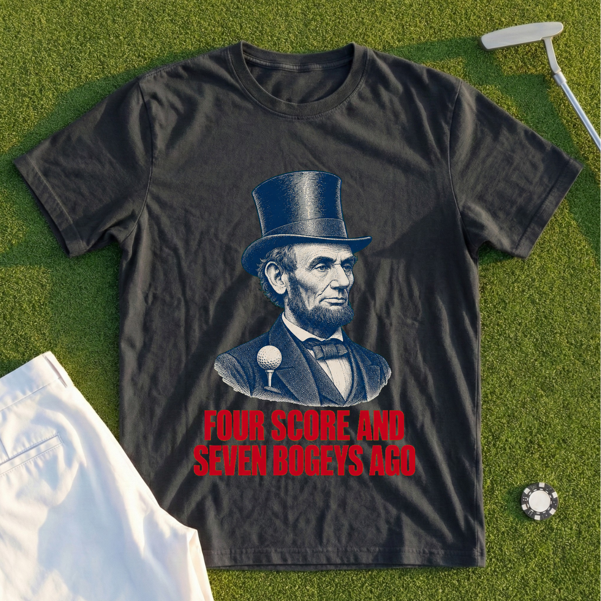 Four Score And Seven Bogeys Ago Tee