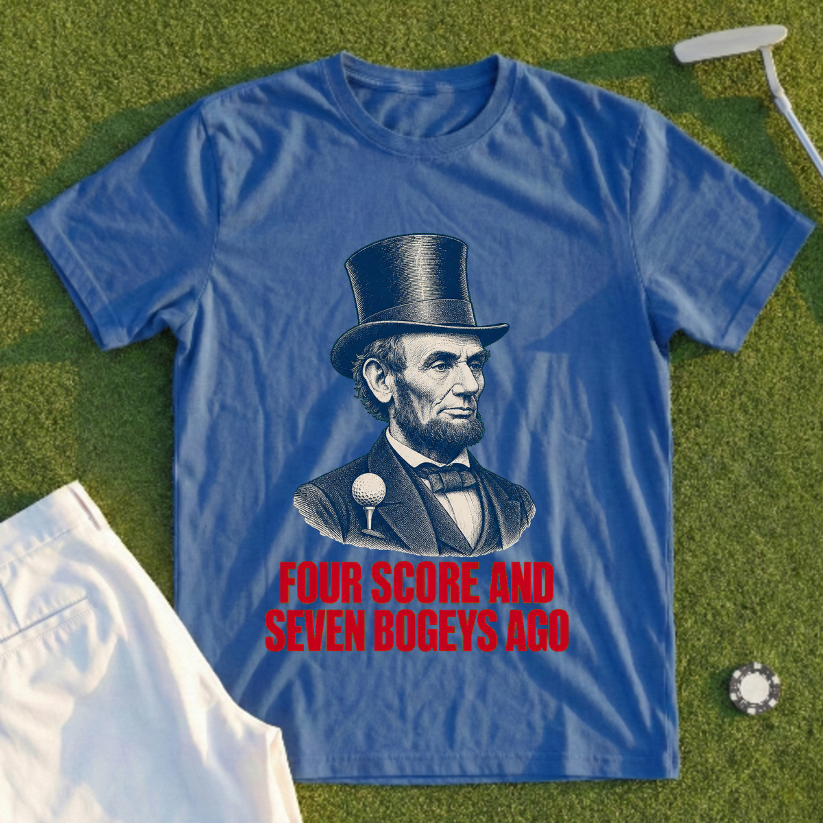 Four Score And Seven Bogeys Ago Tee