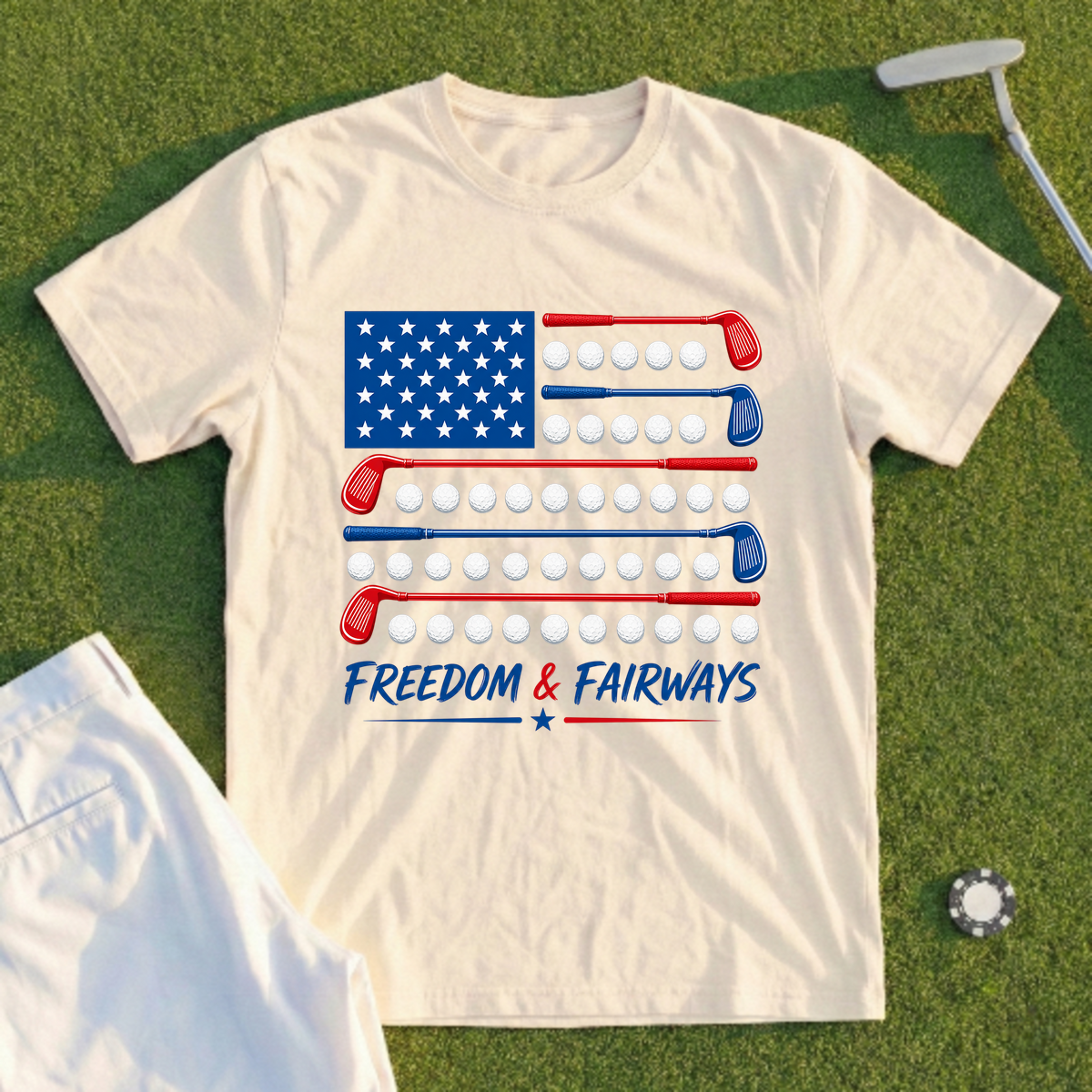 Freedom And Fairways Tee