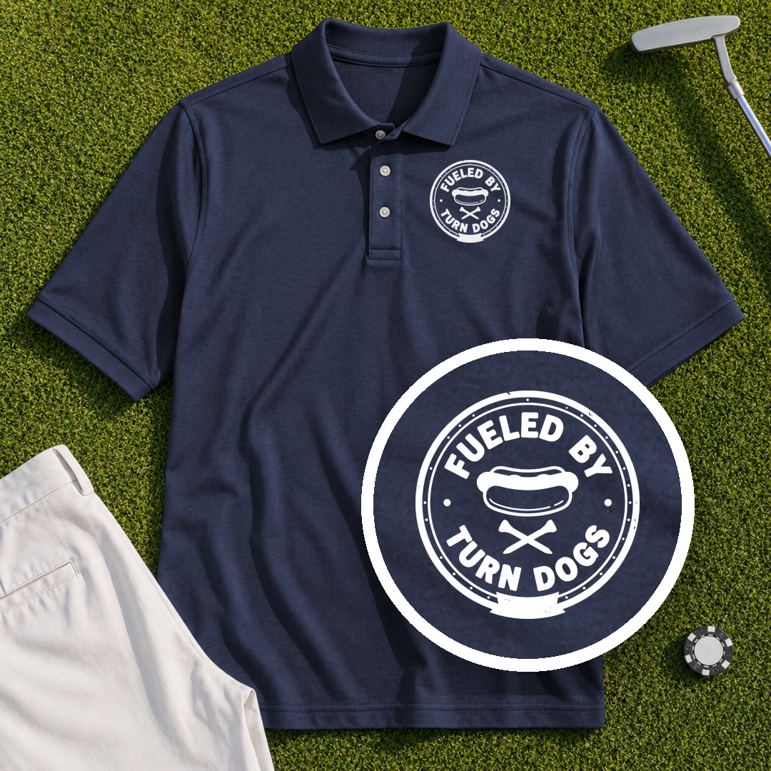 Fueled By Turn Dogs Performance Polo