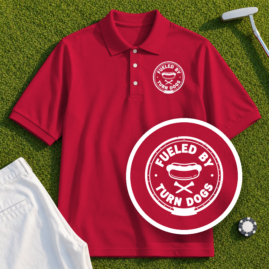 Fueled By Turn Dogs Performance Polo