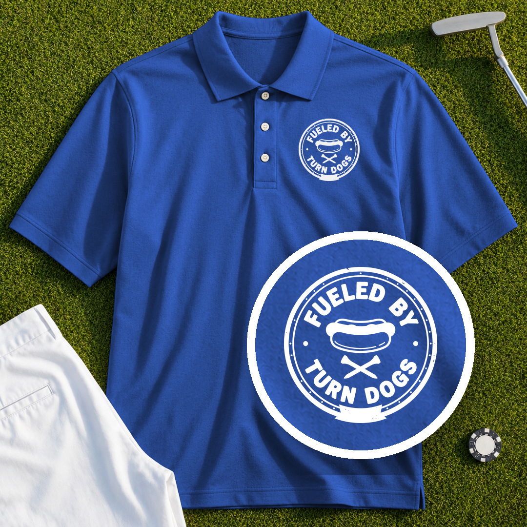 Fueled By Turn Dogs Performance Polo