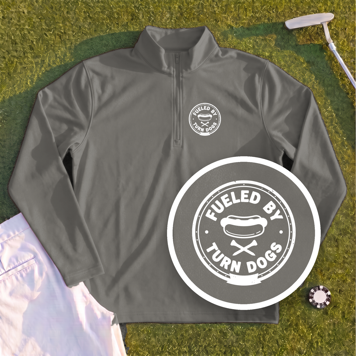 Fueled By Turn Dogs Quarter Zip