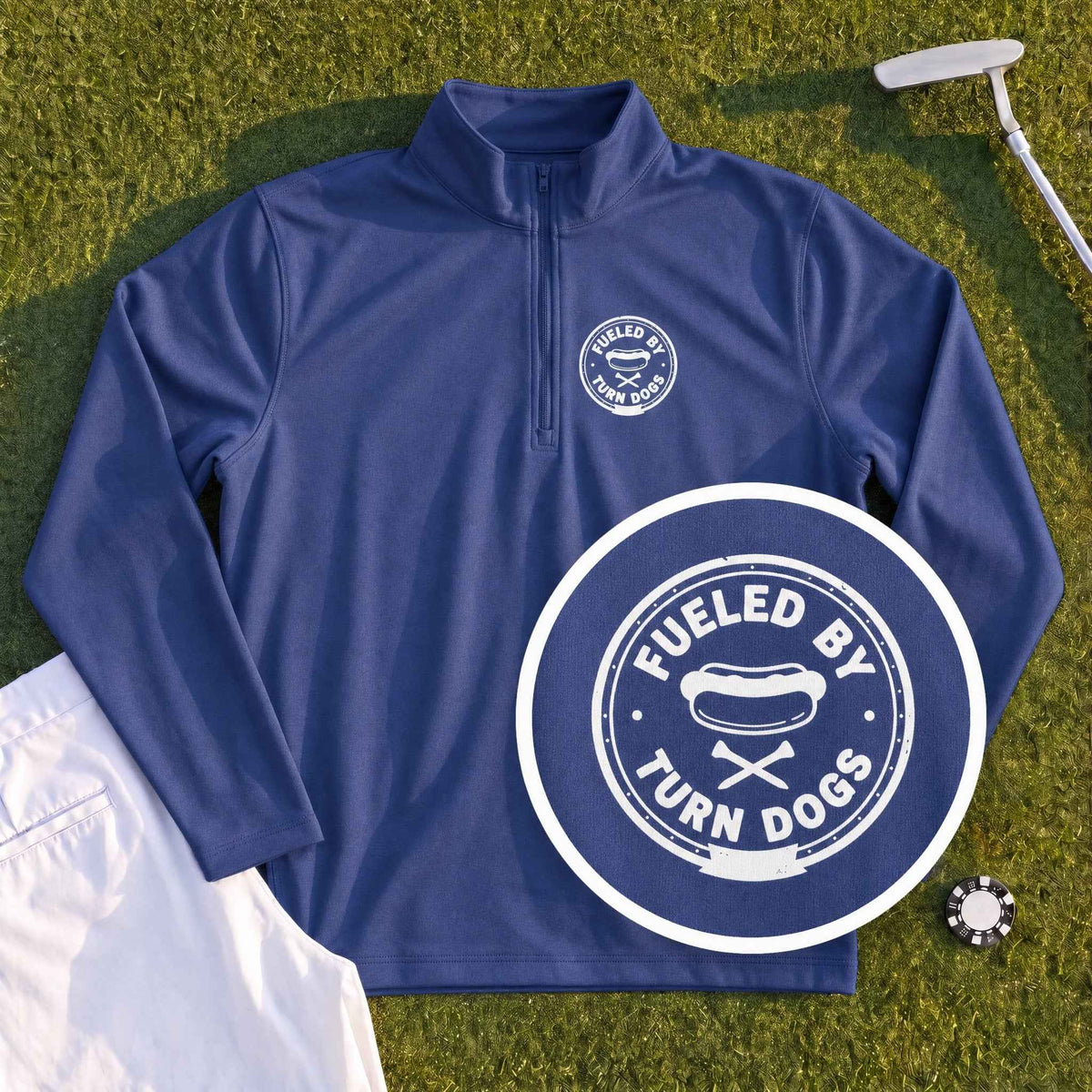 Fueled By Turn Dogs Quarter Zip