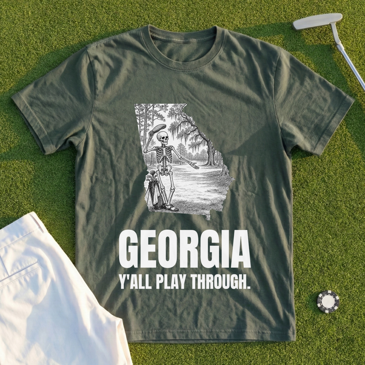 Georgia Y'all Play Through Tee