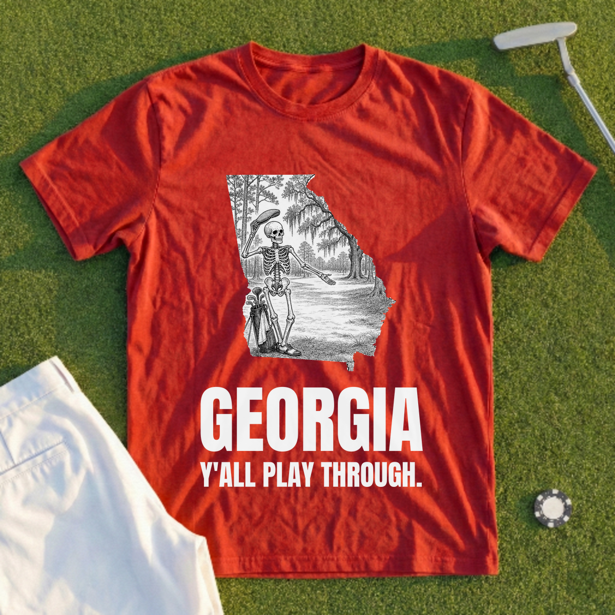 Georgia Y'all Play Through Tee