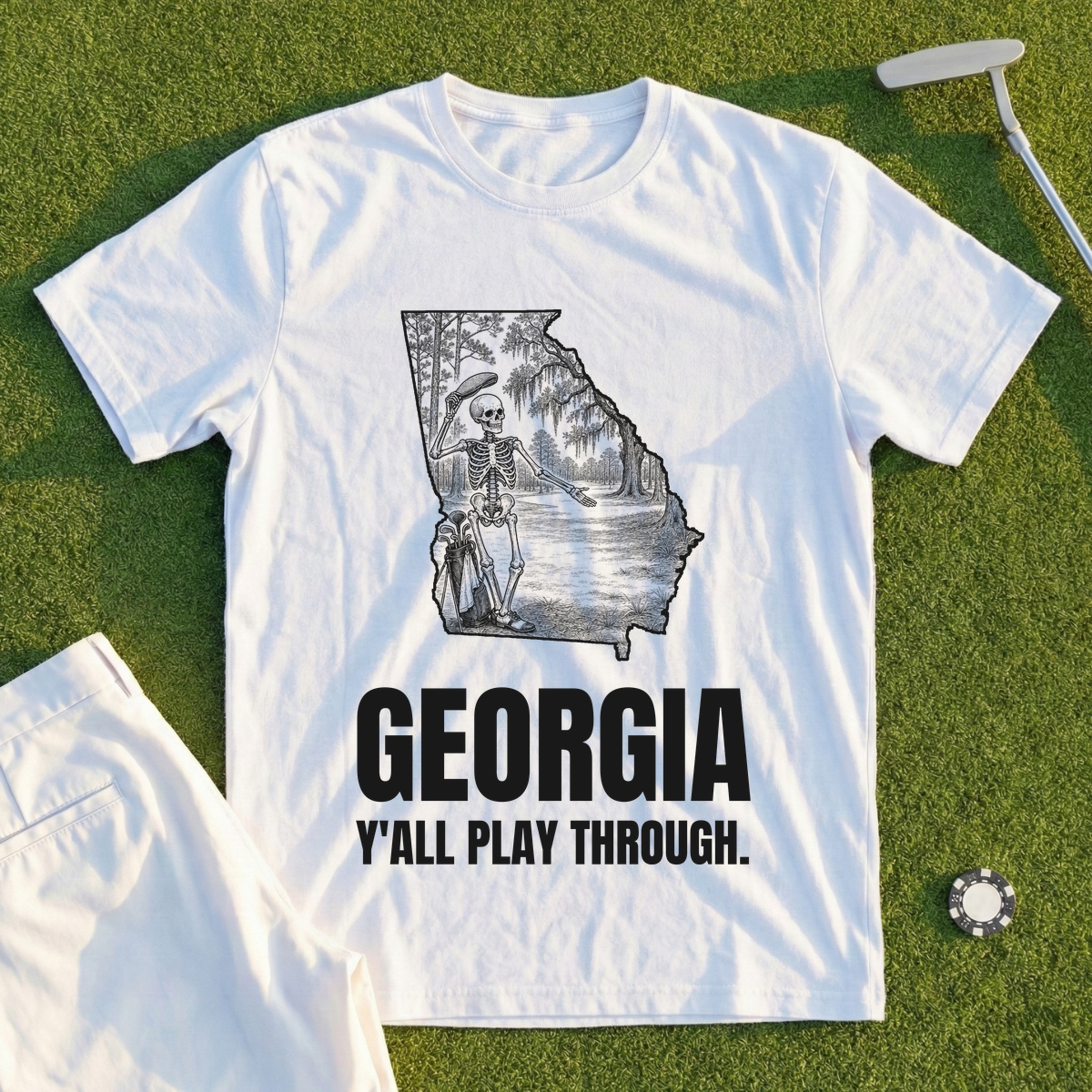 Georgia Y'all Play Through Tee