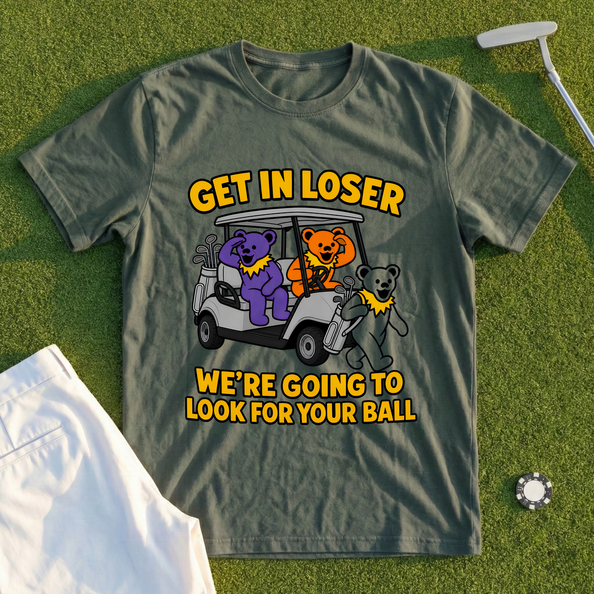 Get In Loser Bears Tee