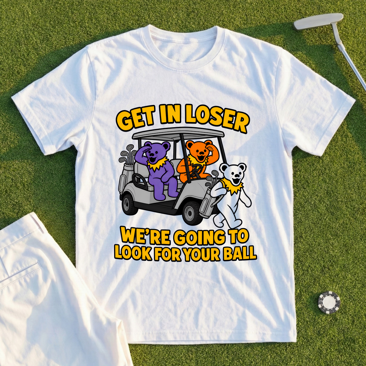 Get In Loser Bears Tee