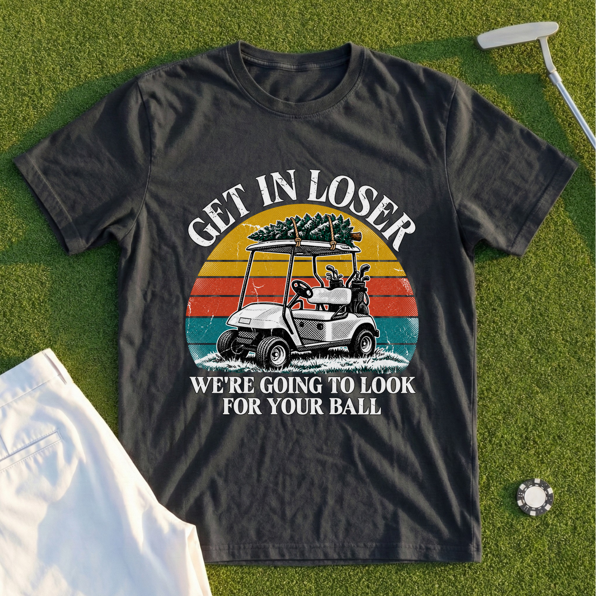 Get In Loser Christmas Tee
