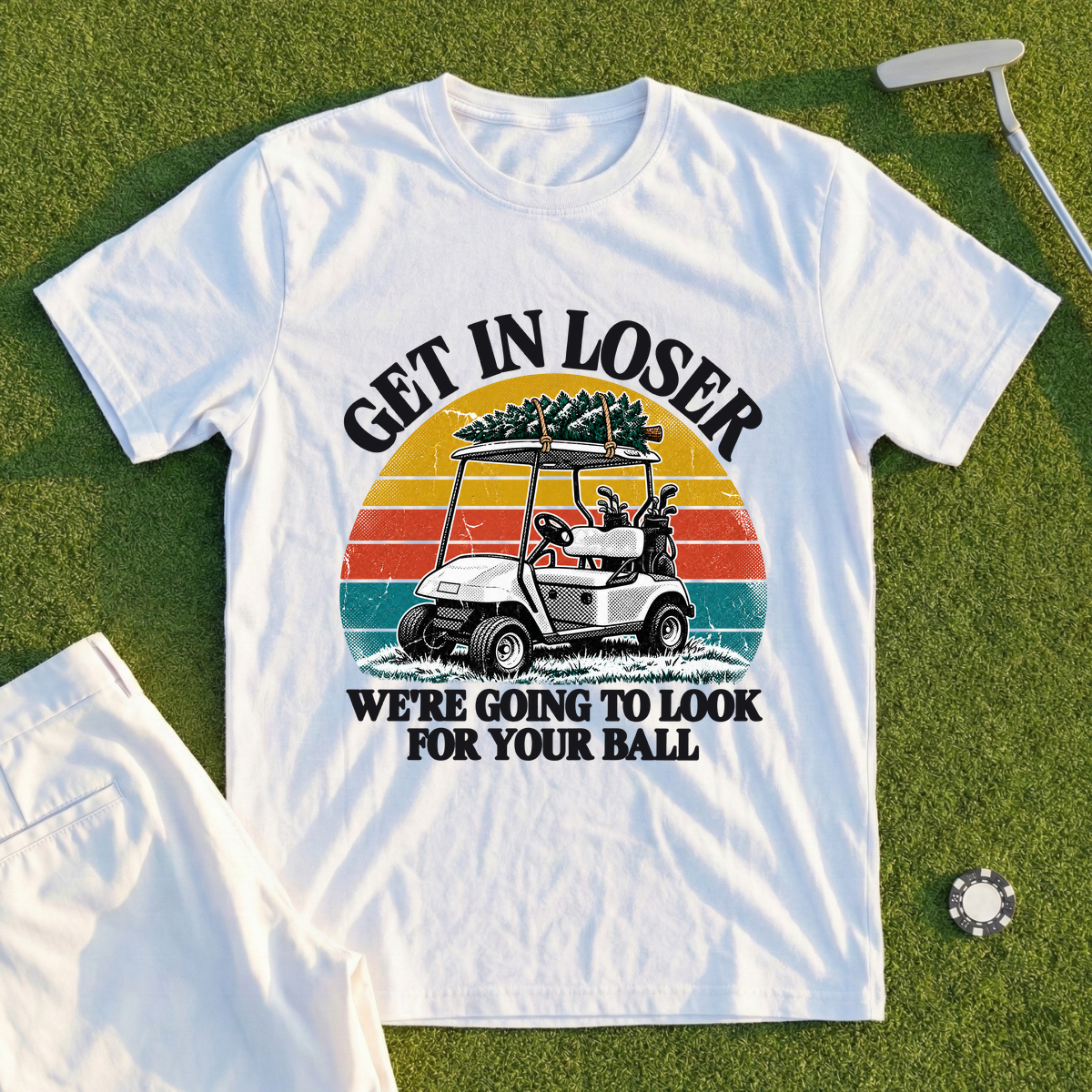 Get In Loser Christmas Tee